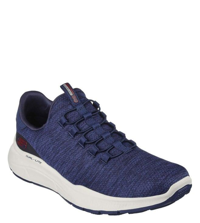 skechers men's equalizer 5.0 lemb navy sneakers