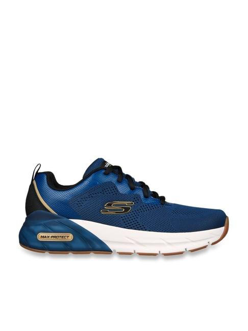 skechers men's max protect sport - safeguard teal casual sneakers