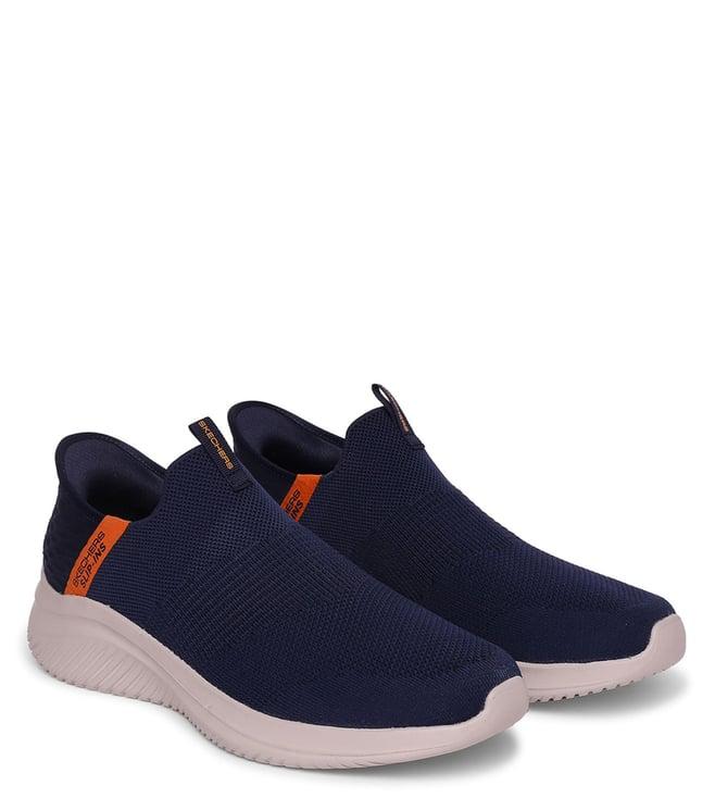 skechers men's navy sneakers