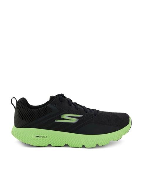 skechers men's power - volt green casual sneakers