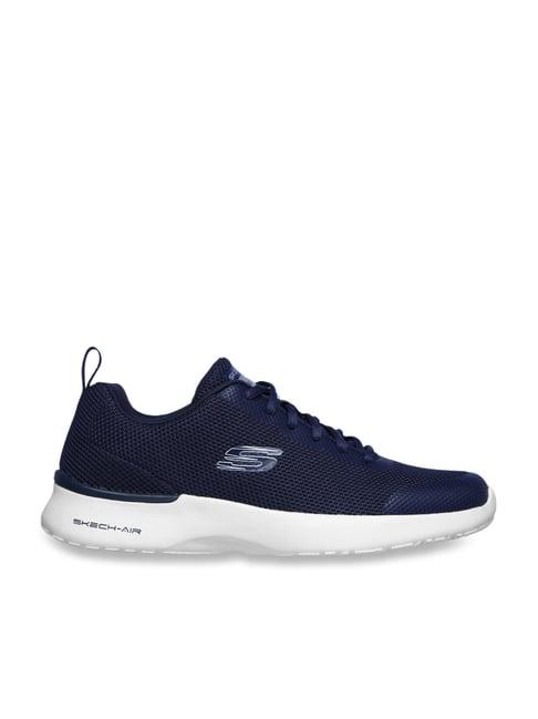 skechers men's skech-air dynamight - winly navy casual sneakers