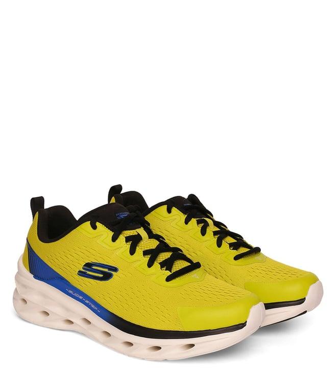 skechers men's yellow sneakers