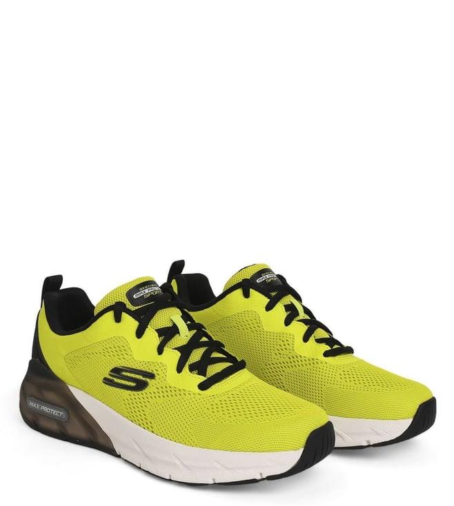 skechers men's yellow sneakers