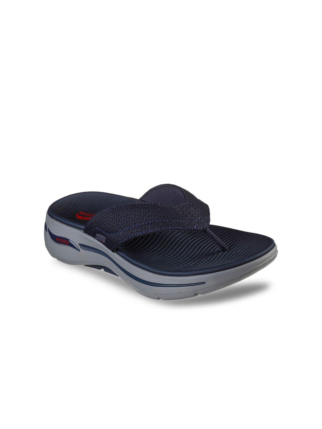 skechers men go walk arch fit sandal-offsh thong flip-flops