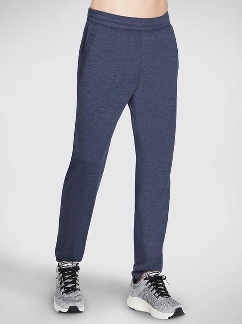 skechers navy regular fit sports trackpants