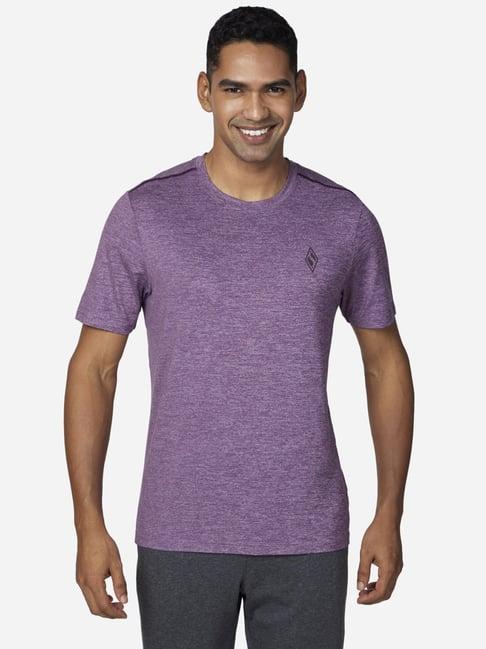 skechers purple regular fit t-shirt