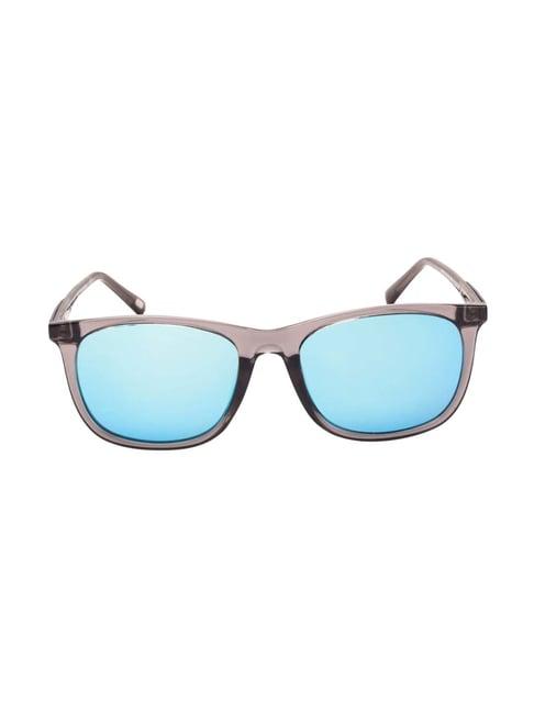 skechers se6061-d 56 20x blue square sunglasses