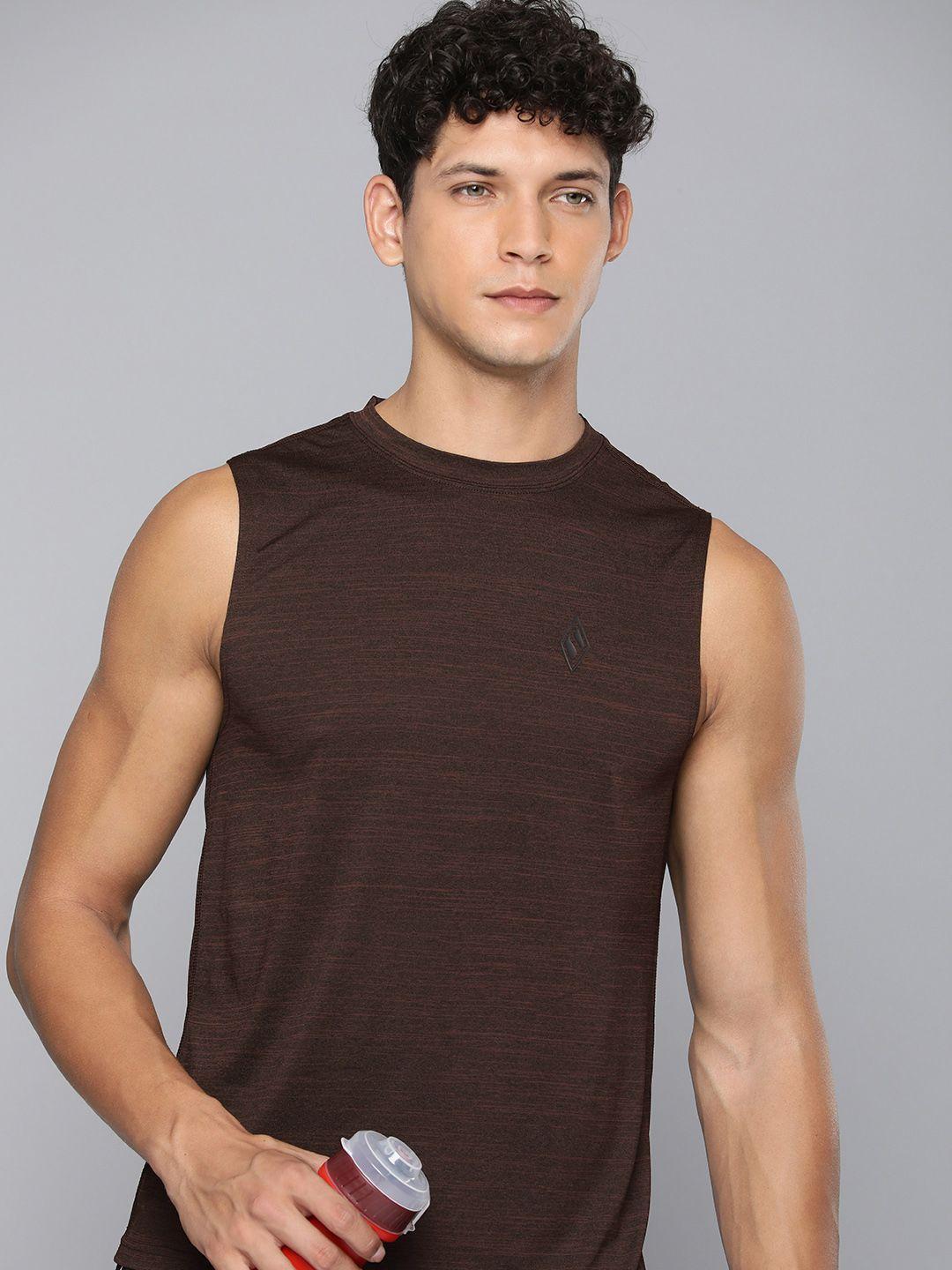skechers self design sleeveless on the road muscle tank t-shirt
