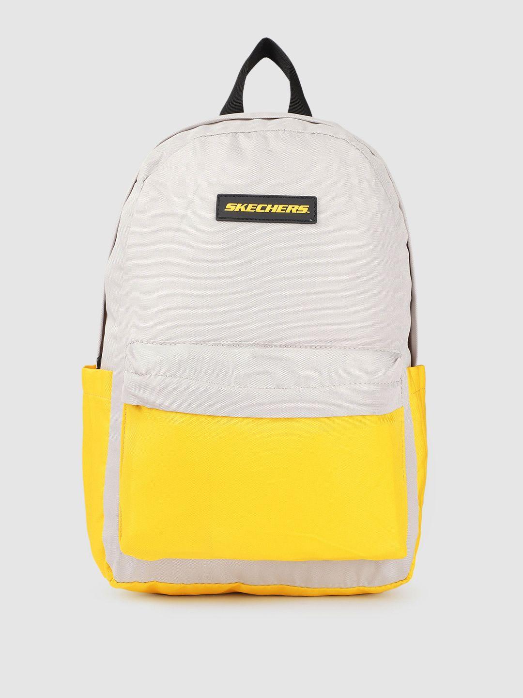 skechers unisex colourblocked laptop backpack