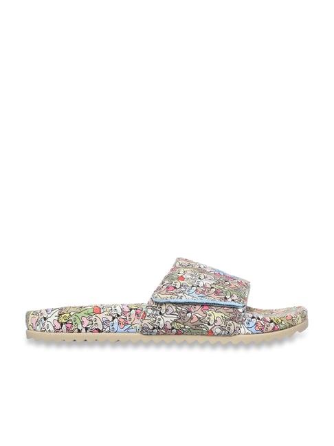 skechers women's pop ups 2 - spring crush multicolor slides