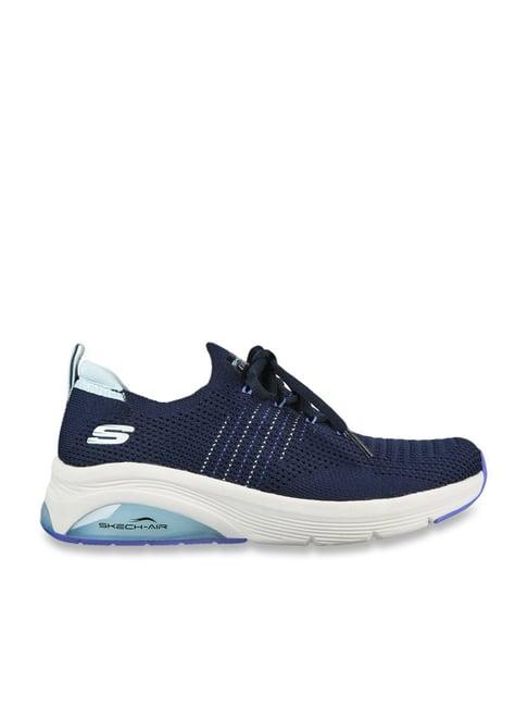 skechers women's skech-air extreme 2.0-timeles navy light blue casual sneakers