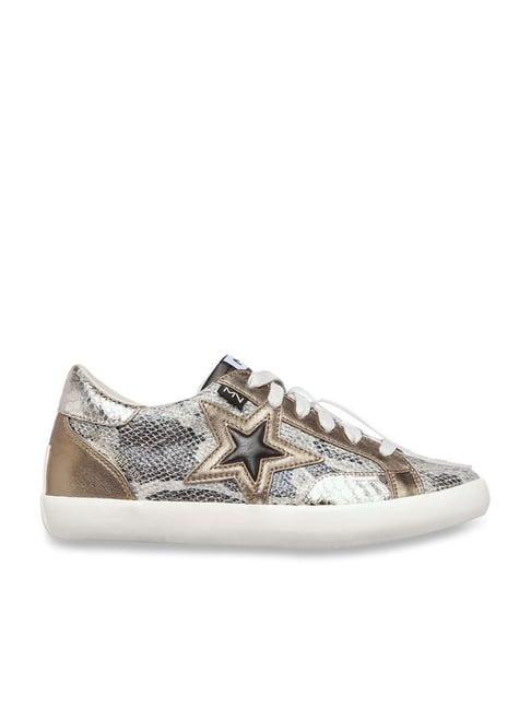 skechers women's the stellar - winnie snake print lifestyle lace up shoe