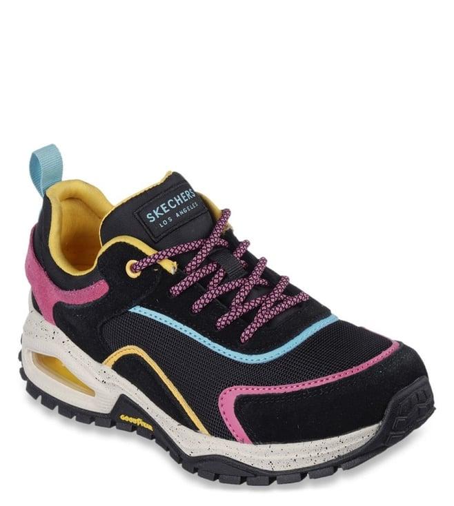 skechers women's uno trail black multi casual party wear