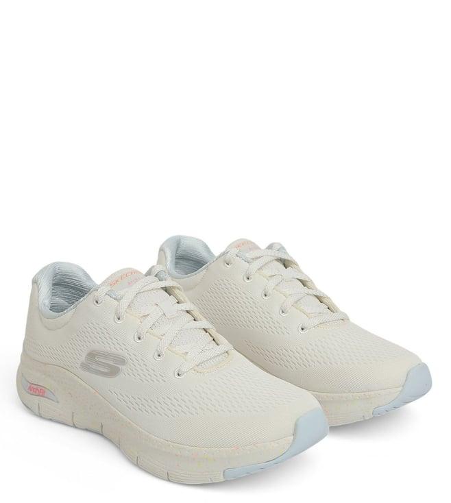 skechers women's white sneakers