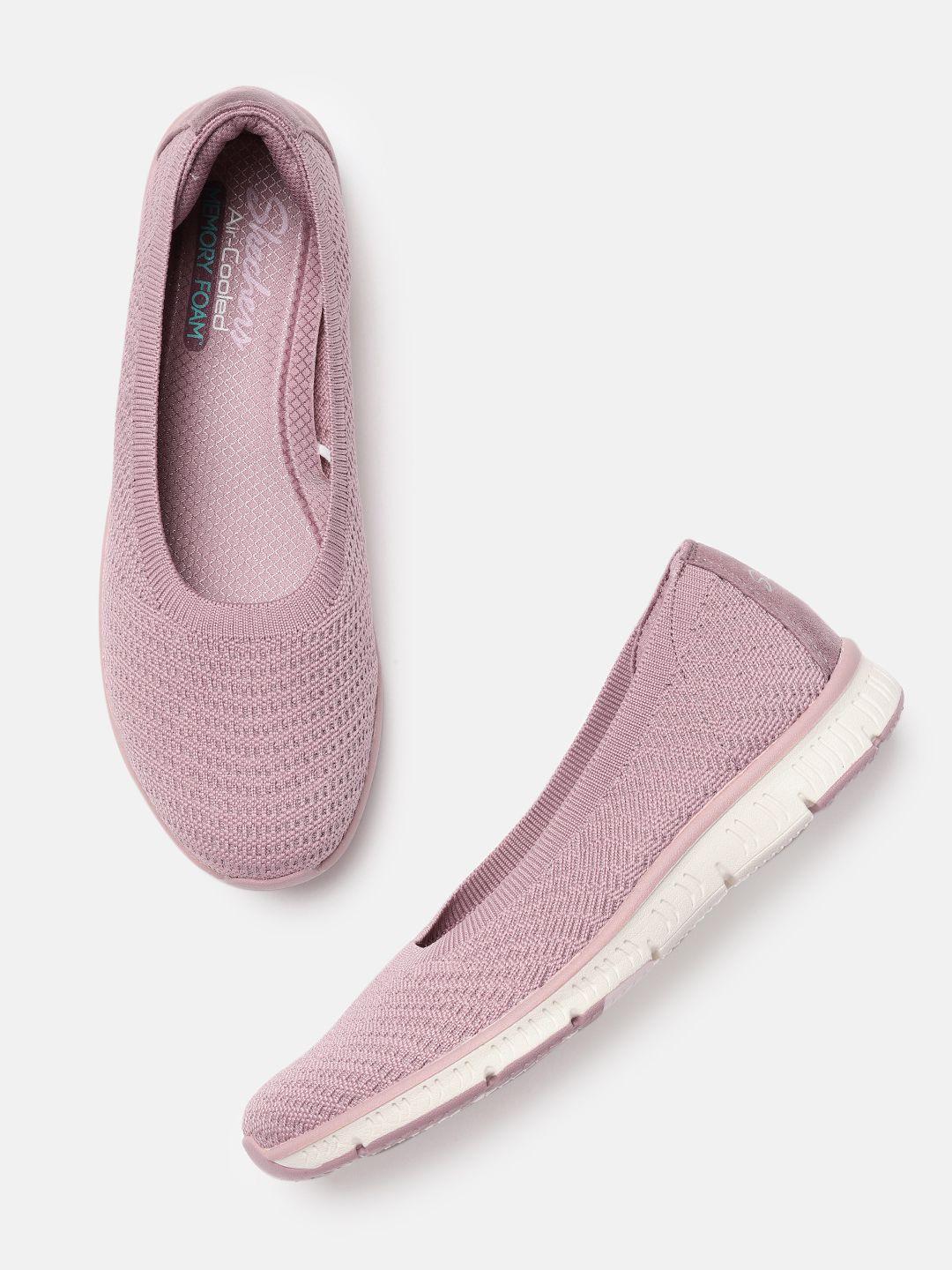 skechers women mauve be cool - wonderstruck slip-on sneakers