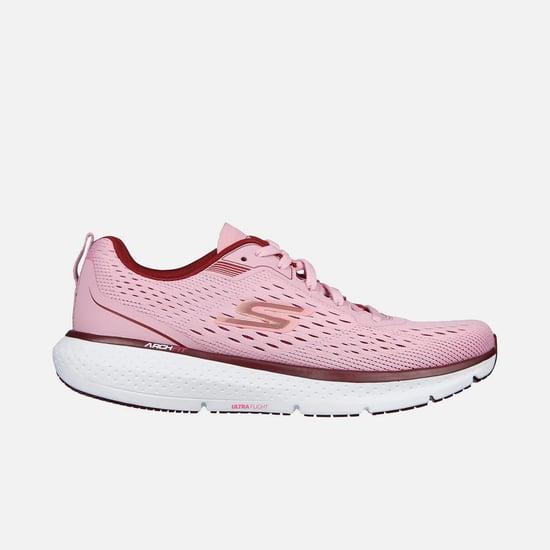 skechers women mesh lace-up sports shoes