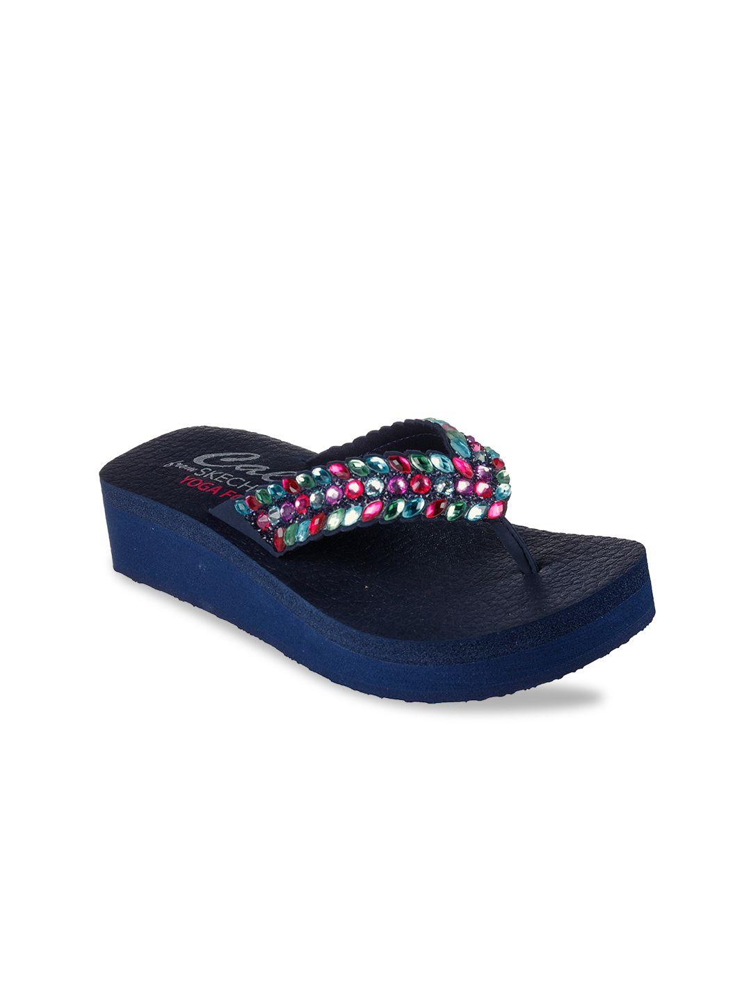 skechers women vinyasa-lovely oasis thong flip-flops