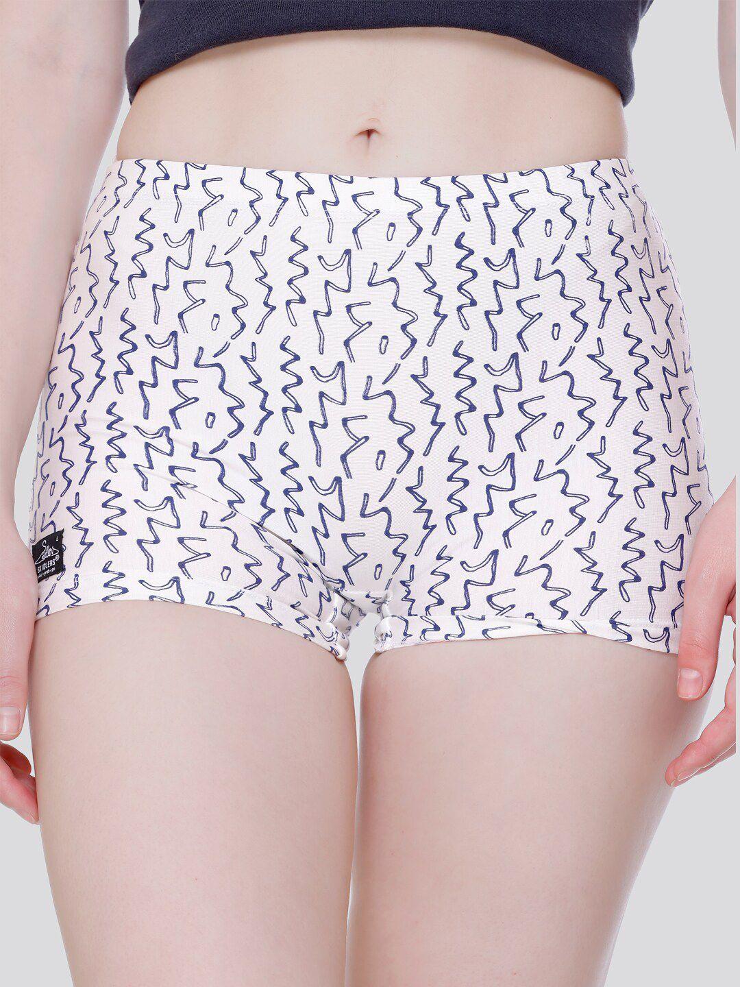 skidlers assorted abstract printed cotton anti-bacterial boy shorts briefs