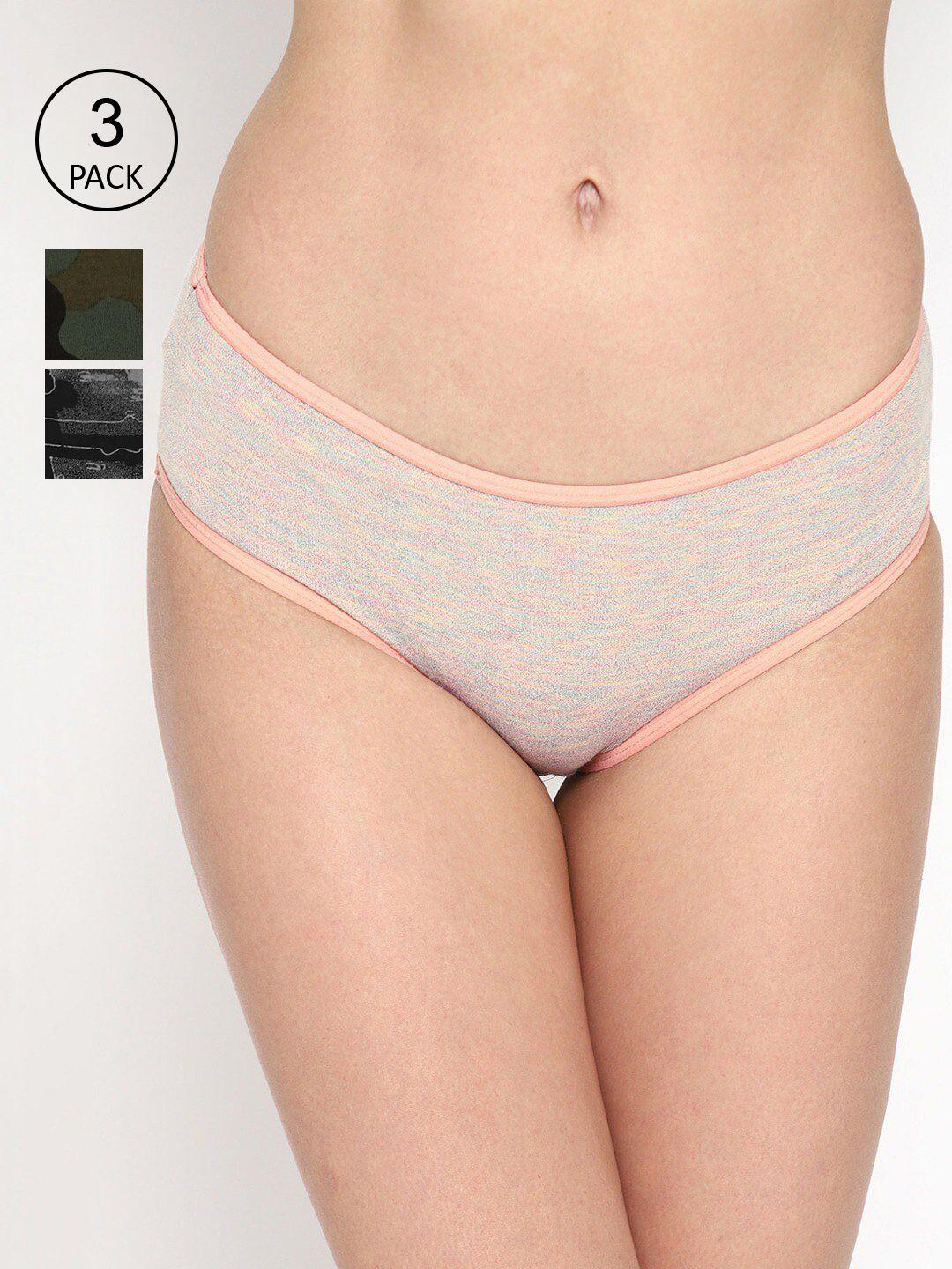 skidlers women pack of 3 hipster briefs