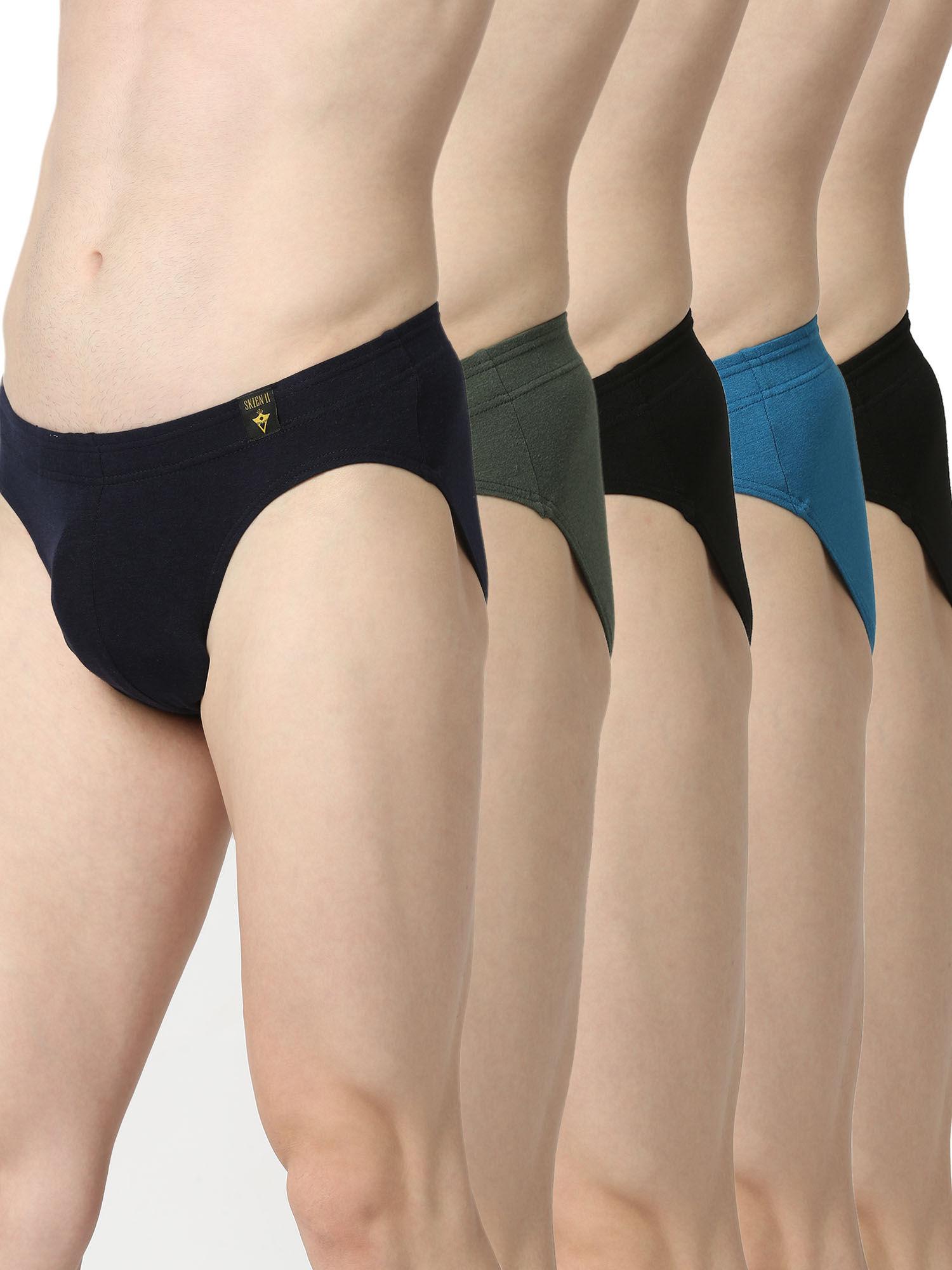 skien ii men briefs assorted (pack of 5)