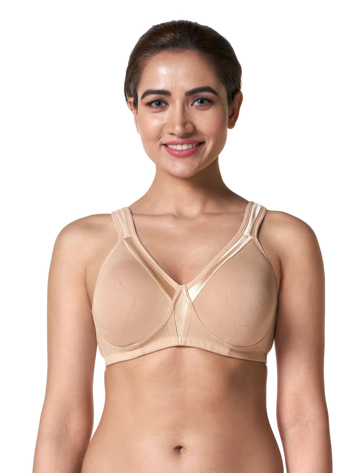 skin cotton full coverage support bra