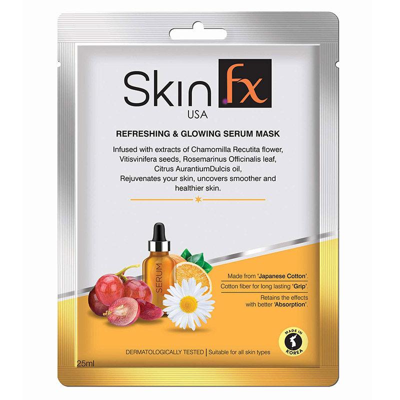 skin fx refreshing & glowing serum mask