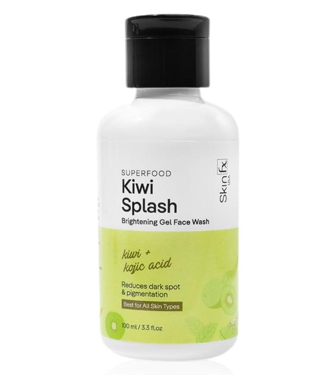 skin fx superfood kiwi splash brightening gel face wash - 100 ml