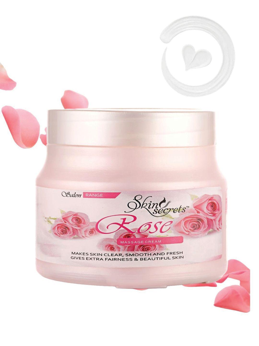 skin secrets cruelty free & non toxic rose massage cream for clear & smooth skin - 500 g
