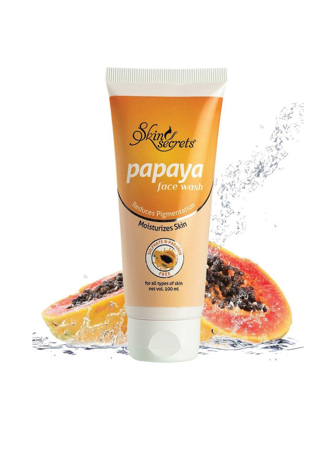 skin secrets papaya face wash 100ml