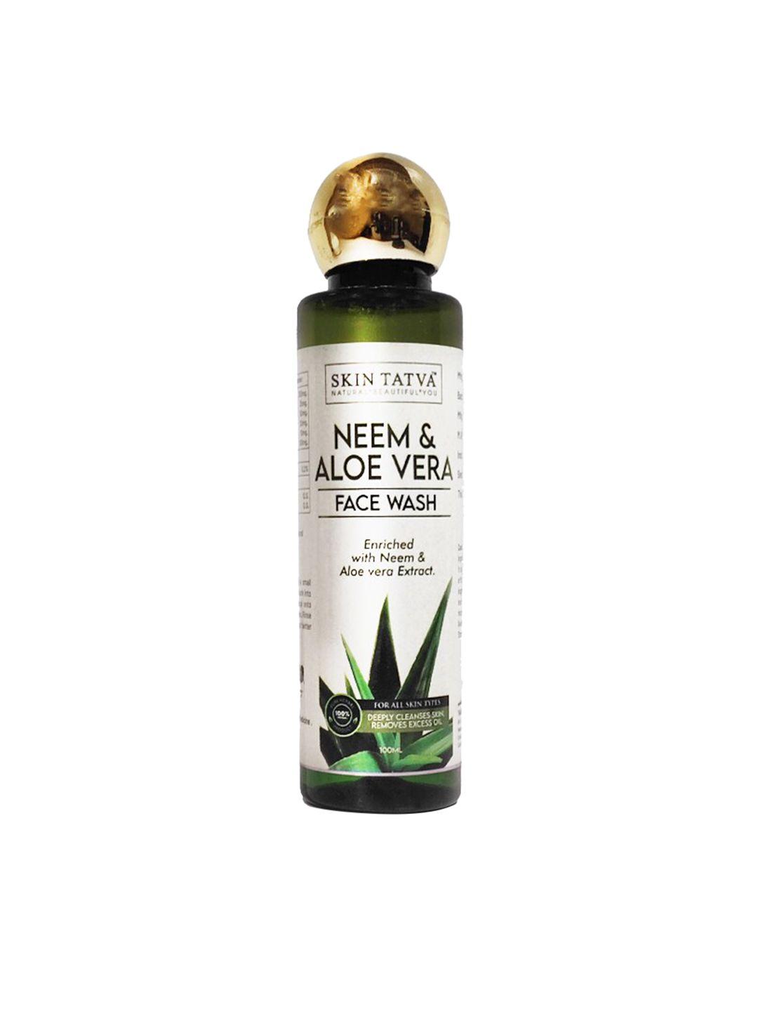 skin tatva purifying neem aloevera face wash - 100ml