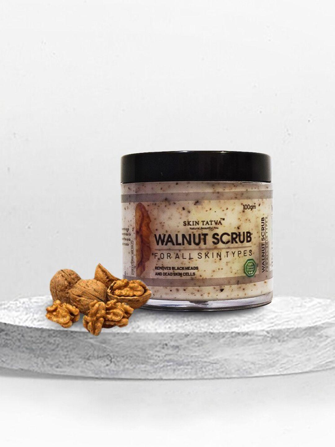 skin tatva walnut scrub for blackhead removal - 100 gm