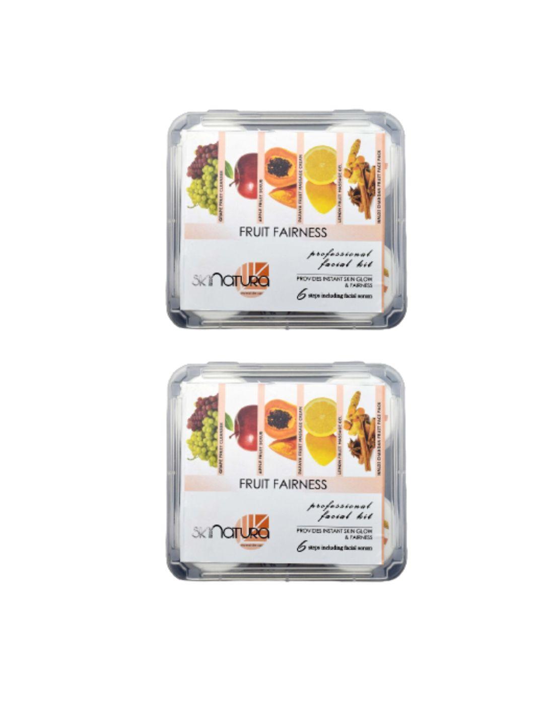 skinatura adults set of 2 fruit fairness facial kit 620gm