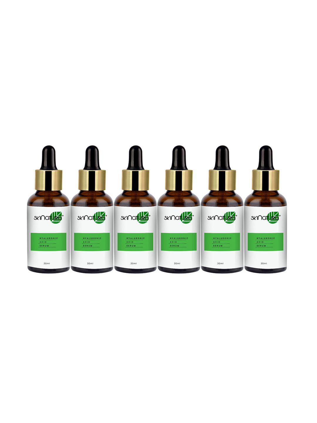 skinatura set of 6 anti-aging & boosting cell renewal hyaluronic acid face serum 30ml each