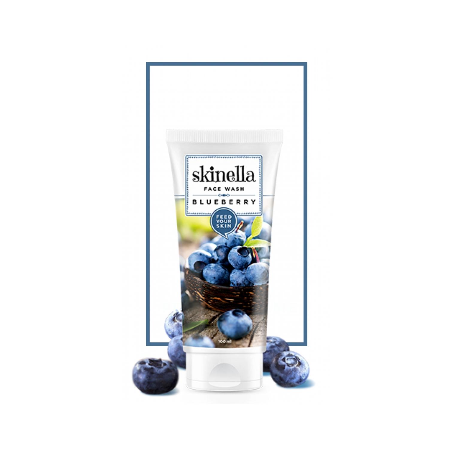 skinella face wash - blueberry (100ml)