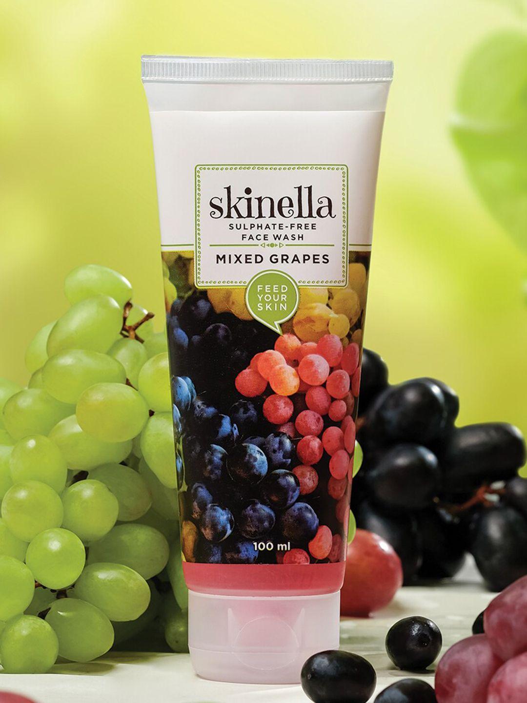 skinella sulphate free face wash with mixed grapes - 100ml