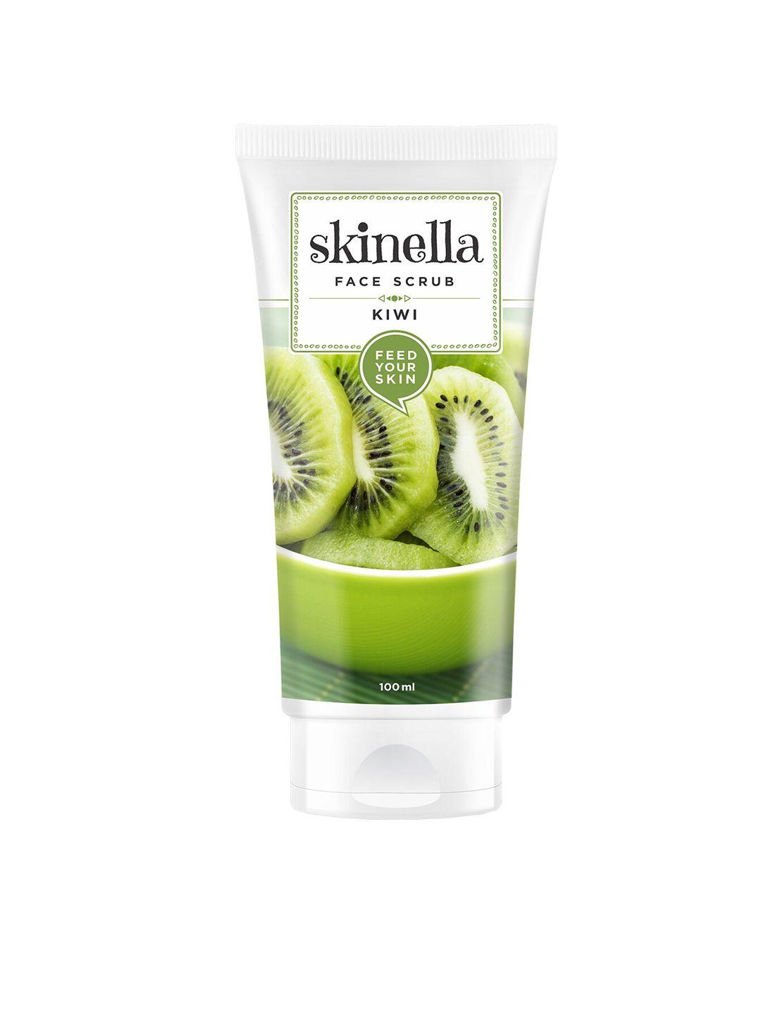 skinella feed your skin kiwi face scrub 100 gm