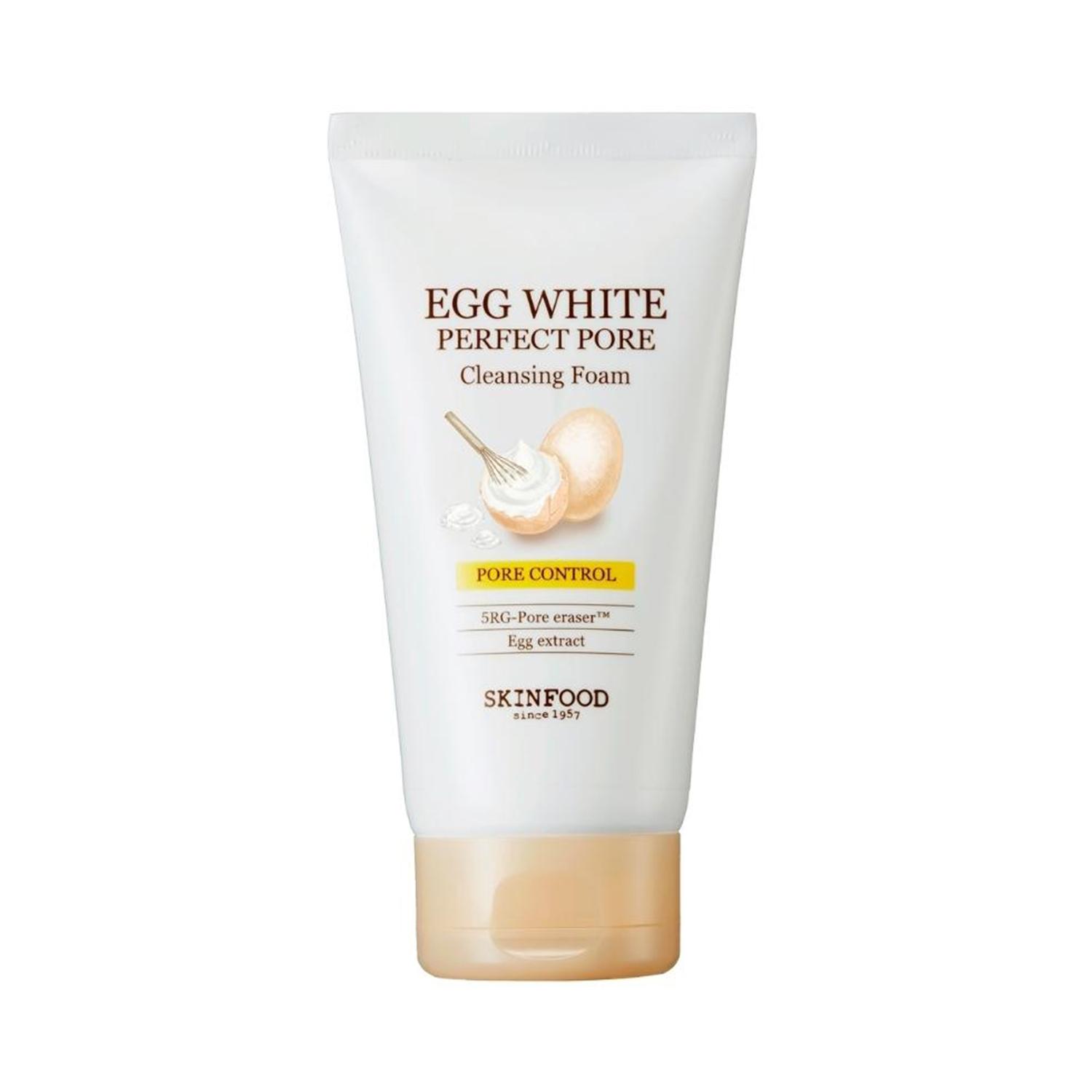 skinfood egg white perfect pore cleansing foam (150ml)