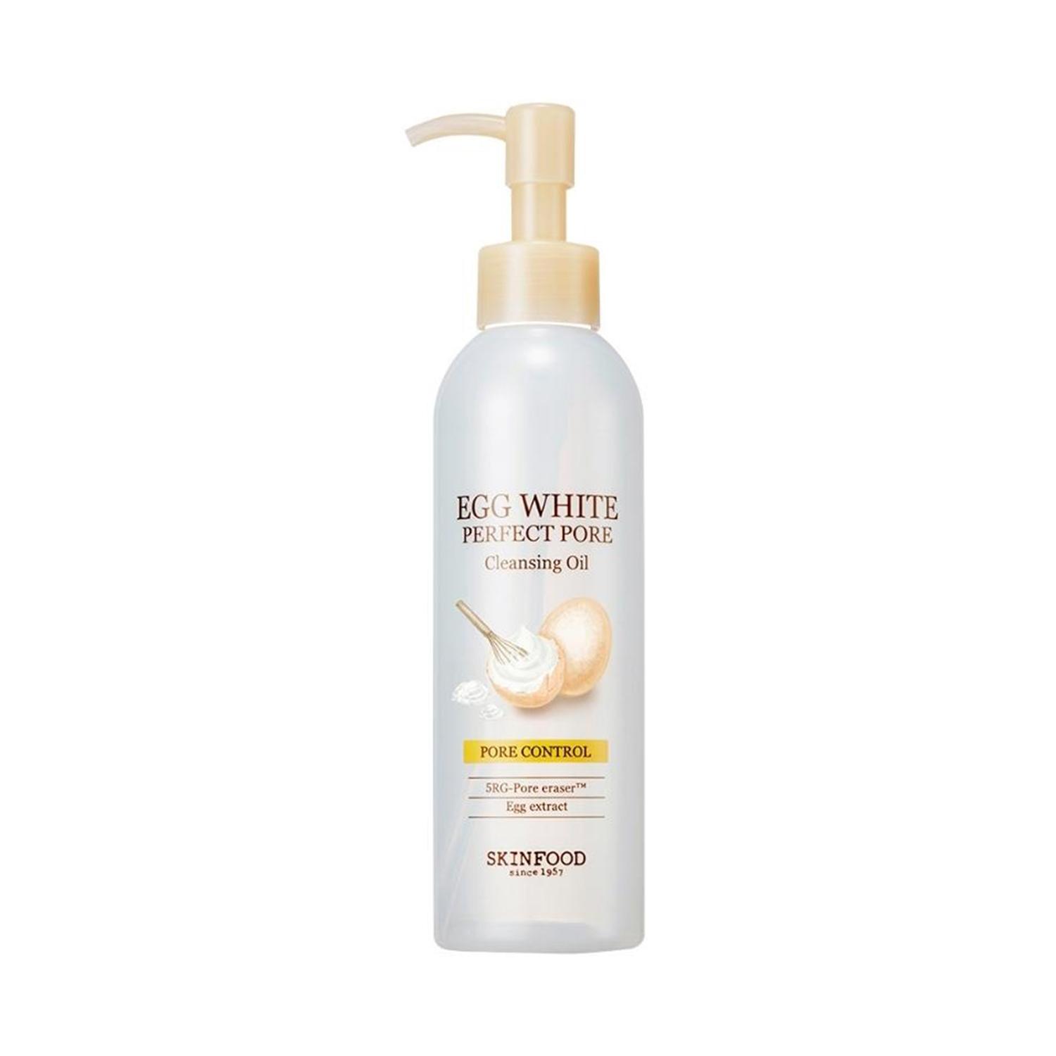 skinfood egg white perfect pore cleansing oil (200ml)