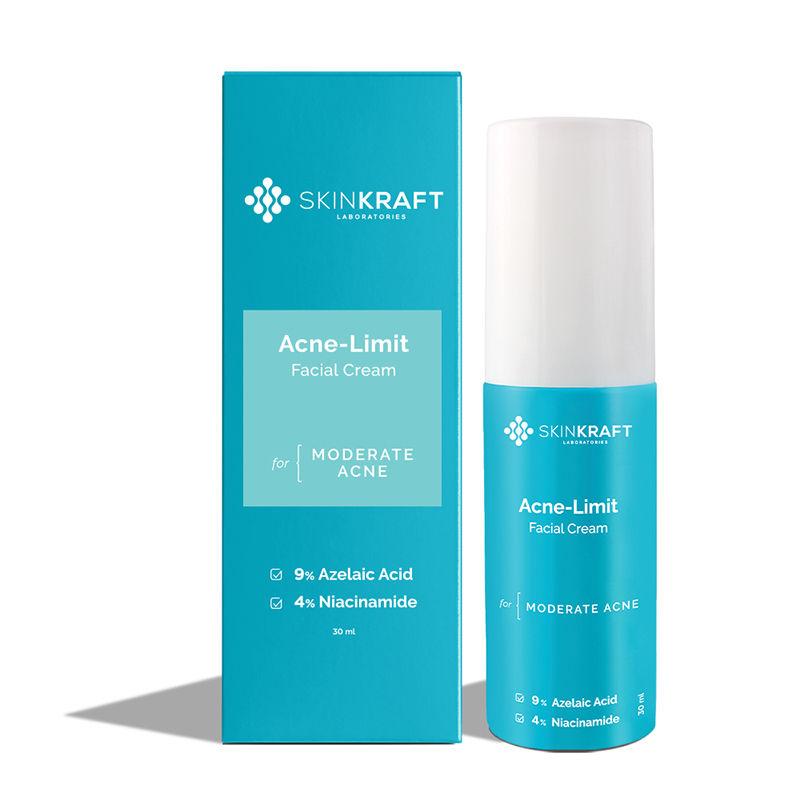 skinkraft acne face serum - moderate acne,9% azelaic acid - acne-limit facial cream