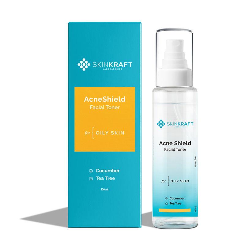 skinkraft acne face toner - oily skin - acneshield facial toner