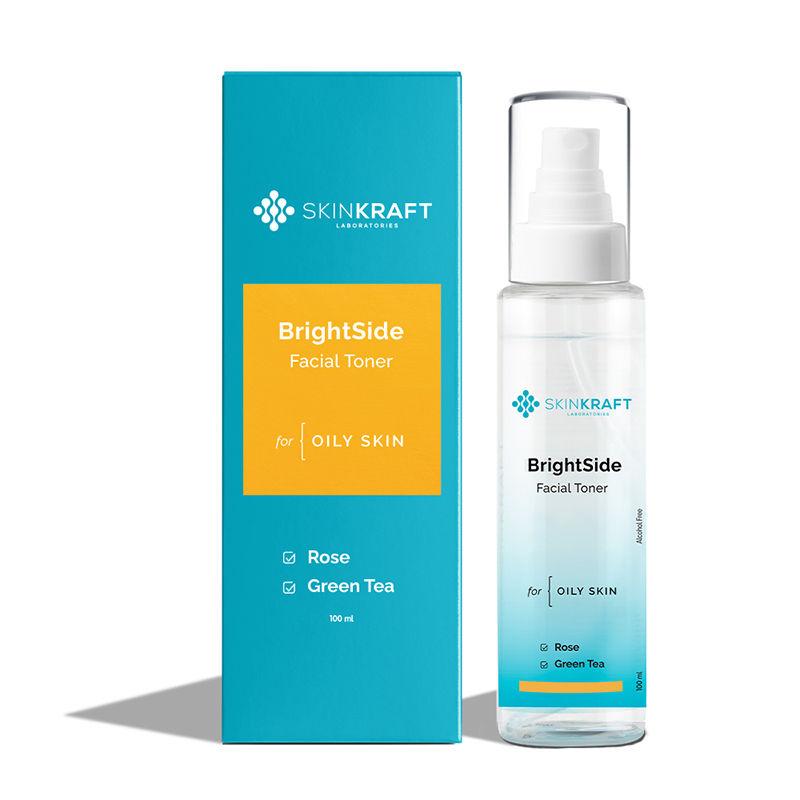 skinkraft brightening face toner - oily skin - brightside facial toner