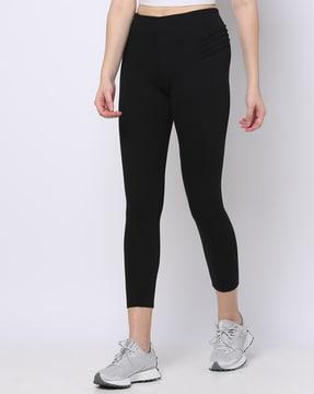 skinny fit ankle-length pants
