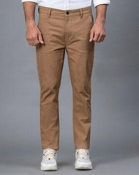 skinny fit chinos with insert pockets