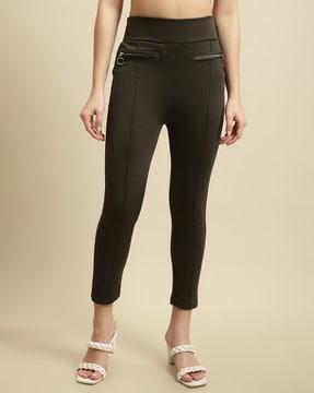 skinny fit jeggings with elasticated waistband
