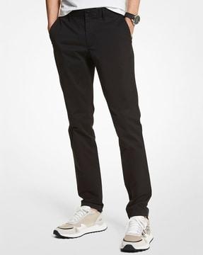 skinny cotton-blend chino pants