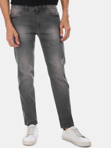 skinny fir stone wash jeans