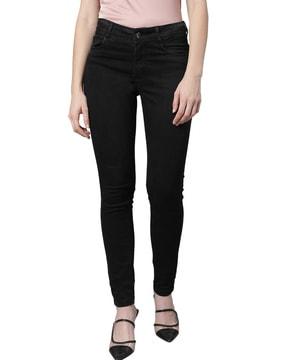 skinny fit jeans with insert pockets