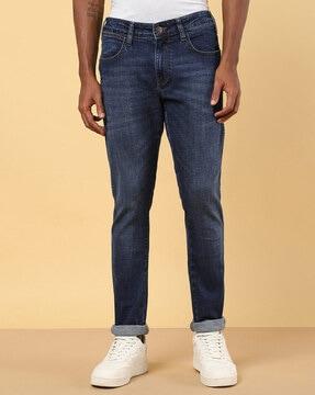 skinny fit jeans with insert pockets