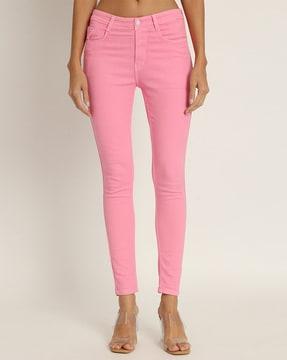 skinny fit jeans with insert pockets