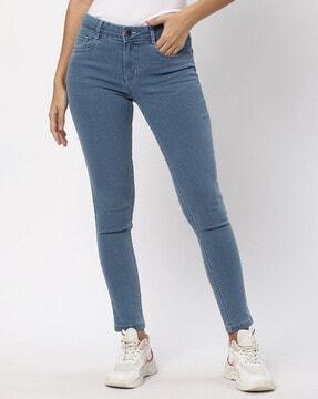 skinny fit jeans with insert pockets